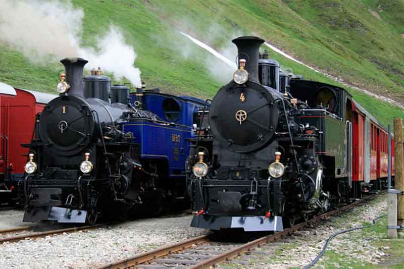 Furka Line Steam Train, Near Andermatt The Swiss Holiday Company